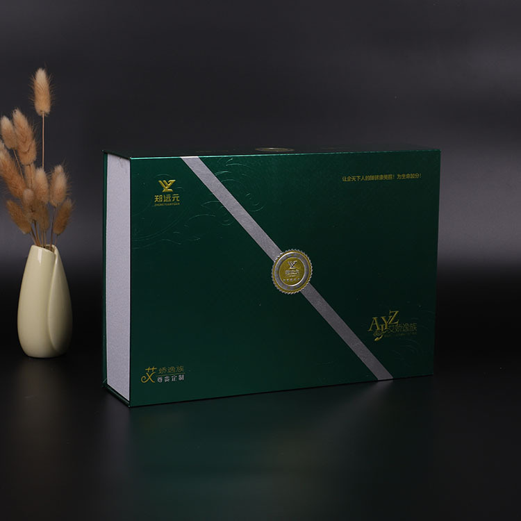 翻盖纸盒化妆品礼品盒密度硬纸板定制
