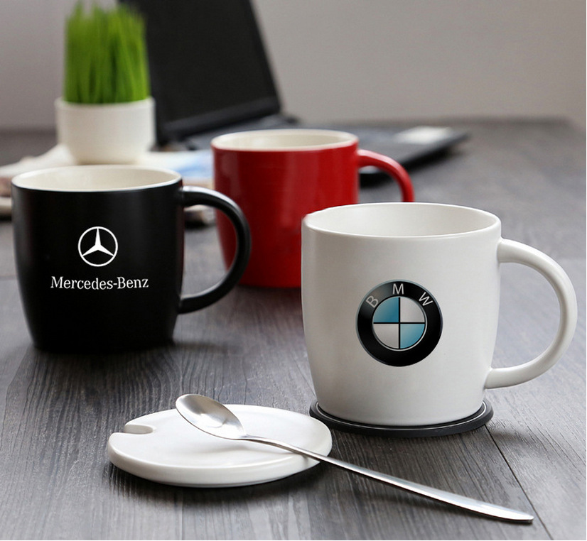陶瓷杯怀旧水杯复古马克杯办公室咖啡杯礼品杯仿搪瓷杯子