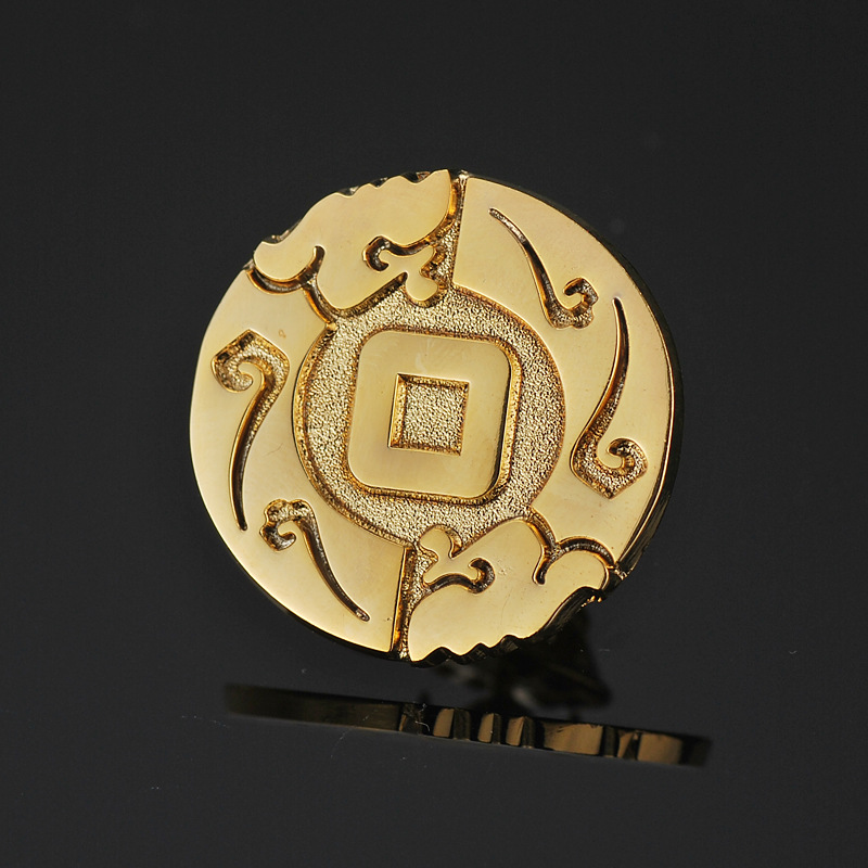 供应不锈钢印刷滴胶徽章 个性创意圆形胸章 志愿者胸牌定制