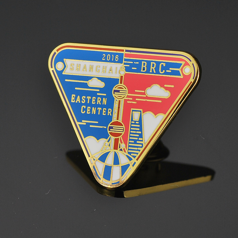 徽章定制珐琅烤漆胸章锌合金压铸校徽班徽 金属勋章纪念章