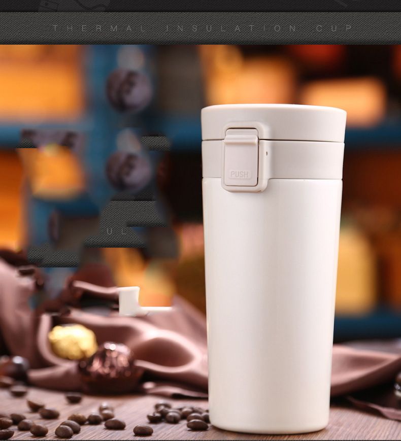 "商务保温杯304真空过滤保温杯礼品定制刻印logo