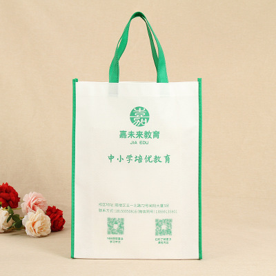 专业定制无纺布袋教育宣传购物环保袋服装无纺布手提袋