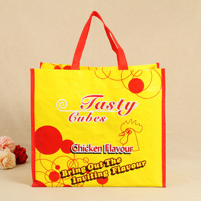 防水覆膜无纺布袋定做外卖打包手提袋定制广告