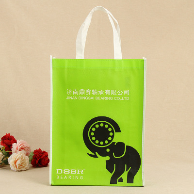 无纺布袋彩色覆膜无纺布立体袋子定制赛轴包装袋可印logo