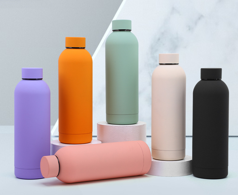 美式小口运动瓶保温杯大容量磨砂水瓶可乐瓶水杯定制